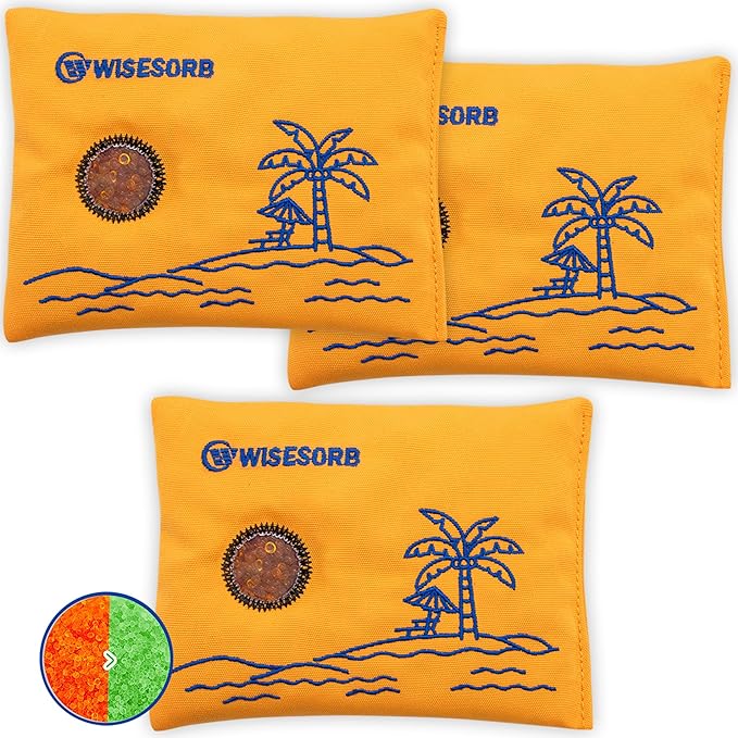 200G x 3PCS Rechargeable Desiccant Packs by Wisesorb