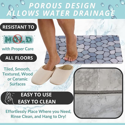 ENKOSI Loofah Non-Slip Shower and Bath Mat - Image 4