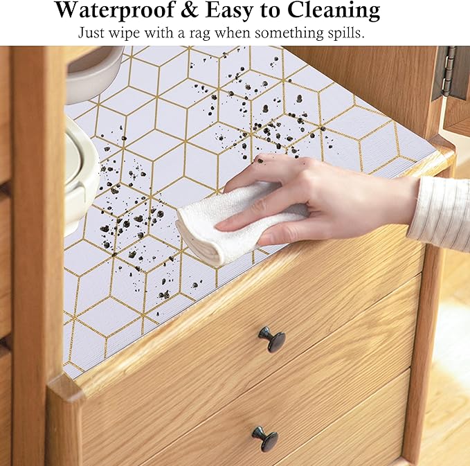 Shelf Liners for Kitchen Cabinets 24 Inch Wide X 20 Ft Non Adhesive Cabinet - Image 5