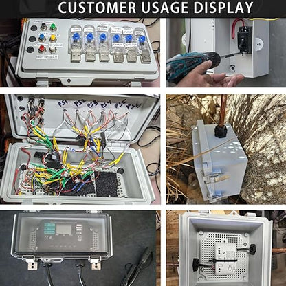 Outdoor Waterproof Box, IP67 ABS Junction Box Electrical Enclosure - Image 7