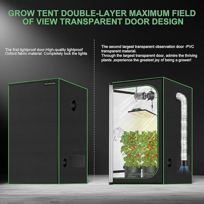 MELONFARM 2x2 Grow Tent, Growing Tent - Image 2