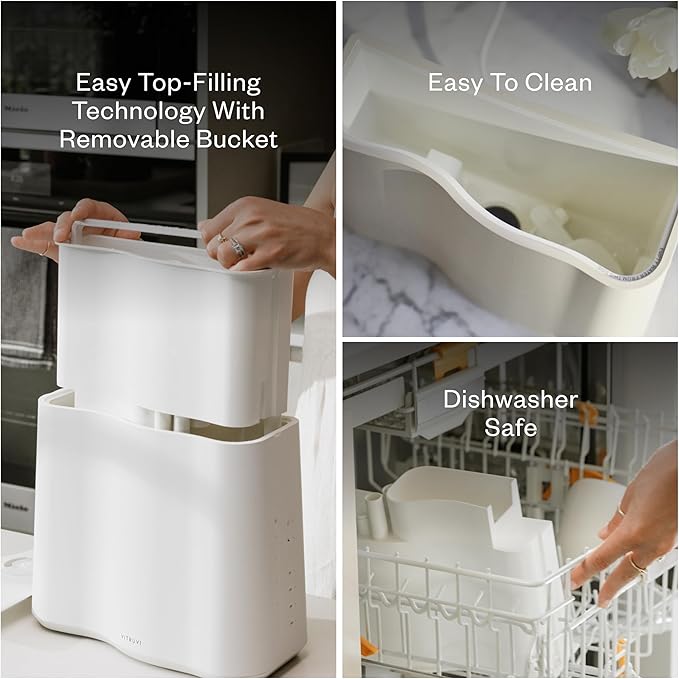 Vitruvi Cloud Bedside Humidifier, 24 Hr Run Time, 602ft Coverage, Large Home - Image 4