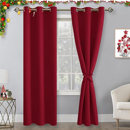 Hiasan Blackout Curtains for Bedroom, 38 x 84 Inches Long - Image 2
