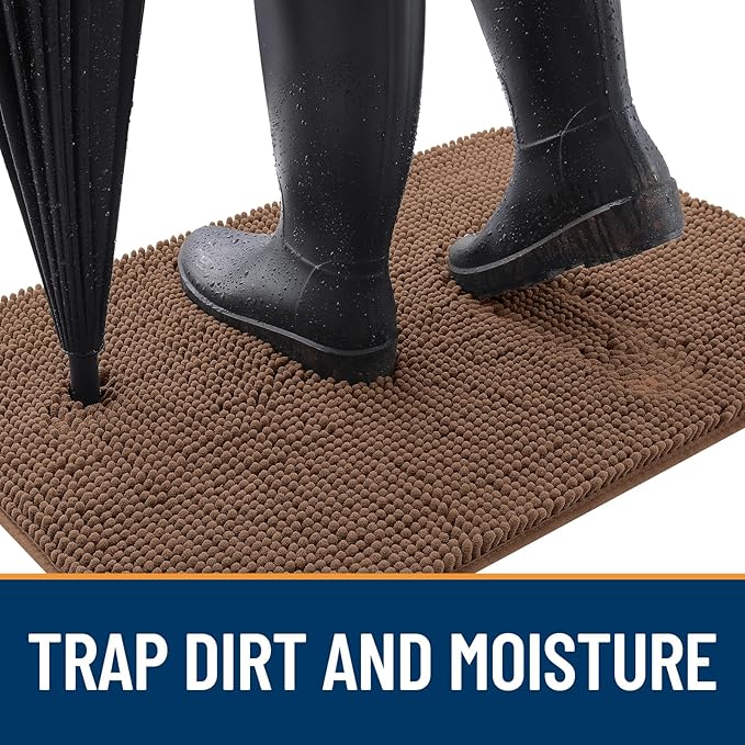 OLANLY Dog Door Mat for Muddy Paws 70x46, Absorbs Moisture and Dirt, Absorbent - Image 2