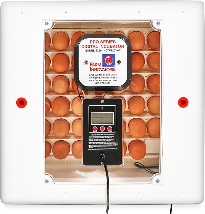 Farm Innovators 41 Egg Digital Circulated Air Incubator w/Auto Turning & by FarmInnovatorsInc