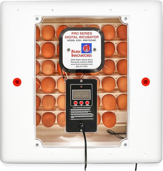 Farm Innovators 41 Egg Digital Circulated Air Incubator w/Auto Turning & by FarmInnovatorsInc