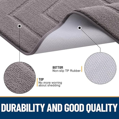 Smiry Dog Door Mat for Muddy Paws, Absorbs Moisture and Dirt, Low-Profile - Image 3