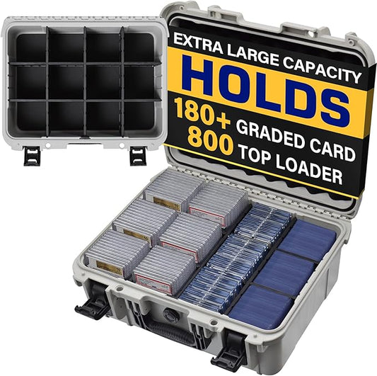 Graded & Trading Card Storage Box – XL Baseball Card Case by Unknown