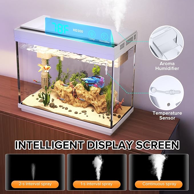 Fish Tank 2.4 Gallon Aquarium Kit - Image 4