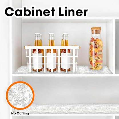 Drawer and Shelf Liner for Kitchen Cabinets Non-Adhesive, Non-Slip Cabinet - Image 8