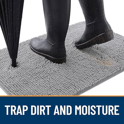 OLANLY Dog Door Mat for Muddy Paws 40x32, Absorbs Moisture and Dirt, Absorbent - Image 2