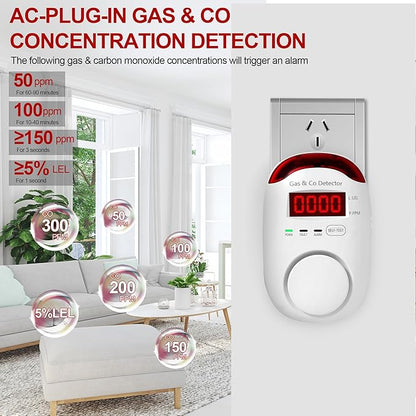 2 Packs Gas & Carbon Monoxide Detectors - Image 4