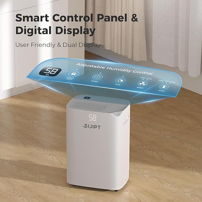 Dehumidifier for Basement, App-Controlled Dehumidifiers for Home - Image 4