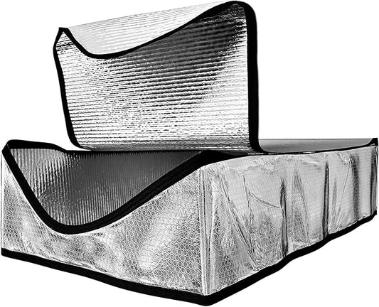 Premium Attic Door Insulation Cover, 25″x54″x11″, Extra Thick Double Bubble by EnergyWise