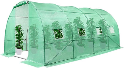 VIVOSUN 13x10x7 Ft. Large Walk in Greenhouse, Garden Plant Hot House by VIVOSUN