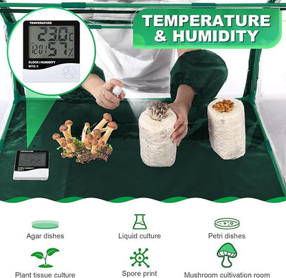 Meonum Large Still Air Box Mushroom Grow Tent, Monotub Kit - Image 5