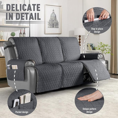 TAOCOCO 100% Waterproof Recliner Cover, Non-Slip Washable Reclining Couch Cover - Image 6