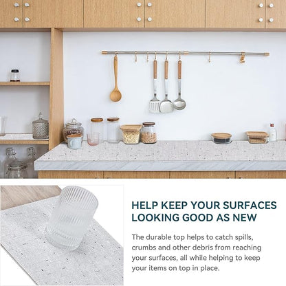 Shelf Liner 18" W x 96" L Cabinet Liners Non Adhesive, Drawer Liners Non Slip - Image 3