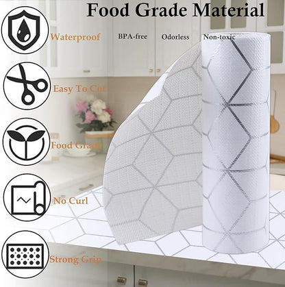 Shelf Liners for Kitchen Cabinet 18 Inch Wide X 20 Ft Non Adhesive Drawer Liner - Image 3