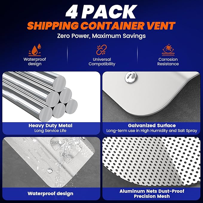 2pcs Shipping Container Vent, Shipping Container Vents - Image 3