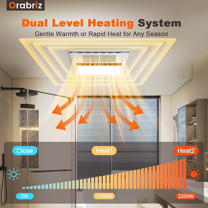 4-in-1 Bathroom Exhaust Fan - Image 2