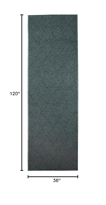 Guardian EcoGuard Diamond Indoor Wiper Floor Mat, Recycled Plactic and Rubber - Image 2