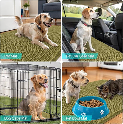 OLANLY Dog Door Mat for Muddy Paws 44x32, Absorbs Moisture and Dirt, Absorbent - Image 7