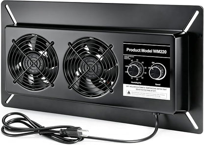 220 CFM Crawl Space Vent Fan by WARMOASIS