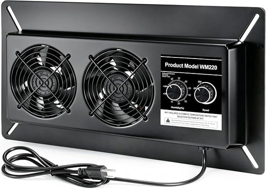 220 CFM Crawl Space Vent Fan by WARMOASIS