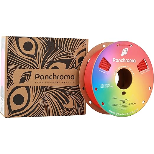 Panchroma PLA Red 3D Printer Filament, 1kg Spool, High Speed Printing, Tangle - Image 8