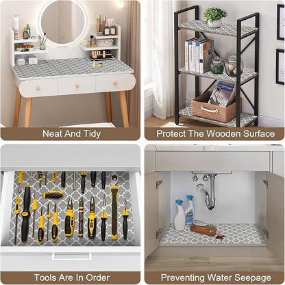 OcePor Non-Adhesive Drawer and Shelf Liner 24IN x 20FT，Non Slip Cabinet and - Image 7