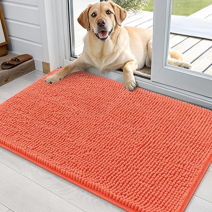 OLANLY Dog Door Mat for Muddy Paws 36x24, Absorbs Moisture and Dirt, Absorbent by OLANLY