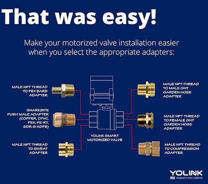YoLink LoRa Smart Water Leak Protection System, Including 1/2" Commercial Grade - Image 3