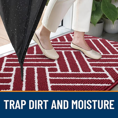 OLANLY Indoor Door Mat, 40x32 Inch, Dirt Resistant and Absorbent, Non-Slip - Image 2