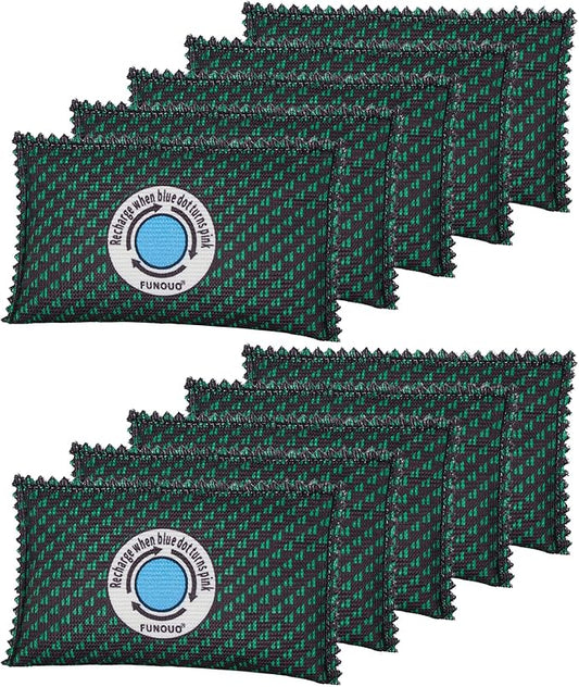 100g Rechargeable Desiccant Pack of 10, Moisture absorbers by FUNOUOBuyNow