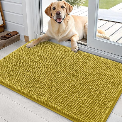 OLANLY Dog Door Mat for Muddy Paws 36x24, Absorbs Moisture and Dirt, Absorbent by OLANLY
