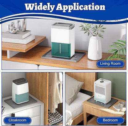 Dehumidifier Mat for Home Dehumidifiers, Mini Dehumidifier Drain Pan Prevent - Image 9