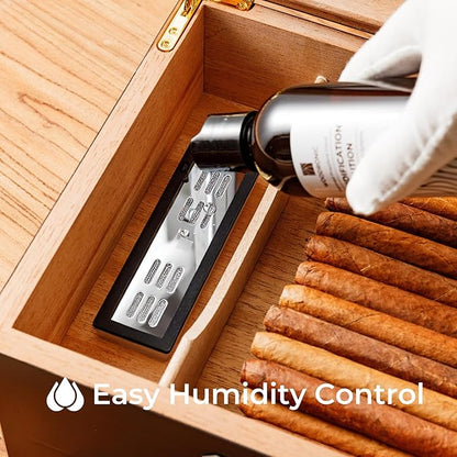 Woodronic Cigar Humidor for 50 Counts - Image 3