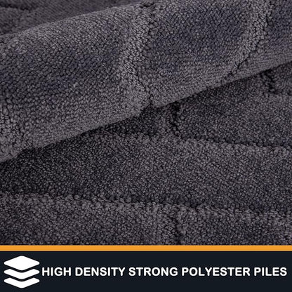 PURRUGS Dirt Trapping Door Mat 32" x 70", Non-Slip Machine Washable Entry Rug - Image 3