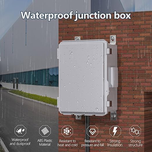 Electrical Junction Box, Ventilated Design, Cable Grommets, Indoor/Outdoor Use - Image 5