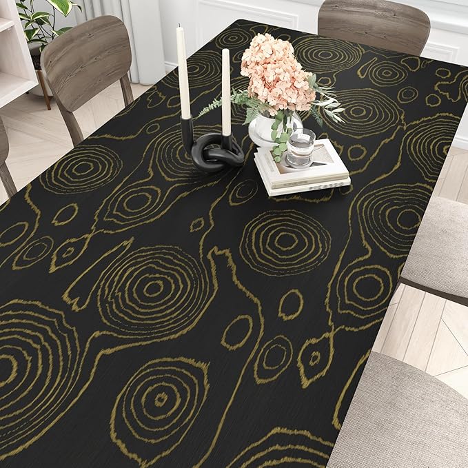 WESTICK Black/Gold Wood Contact Paper - Image 3