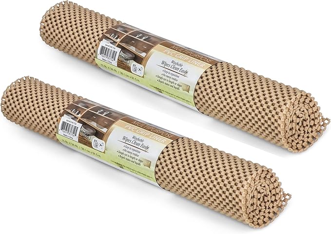 SteadMax Shelf Liner, 15 inches x 6 feet Total, Non-Slip Ultra-Grip Mats by Steadmax