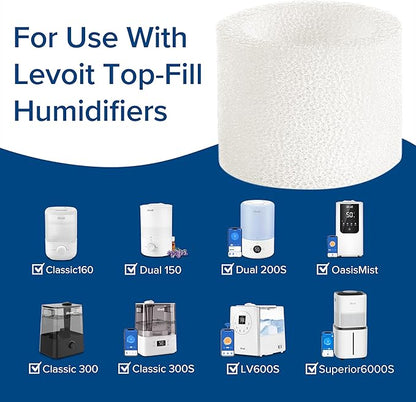 LEVOIT 10-Pack Top Fill Humidifier Replacement Filters, Capture Particles to - Image 6