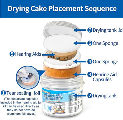 2 Pieces Hearing Aid Dryer, Hearing Aid Dryer Capsules Bricks, Hearing Aid - Image 6