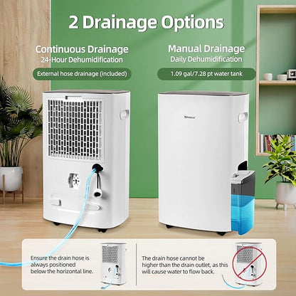 Shinco 86 Pints Dehumidifier for Home and Basements, 5000 Sq.Ft Dehumidifiers - Image 4