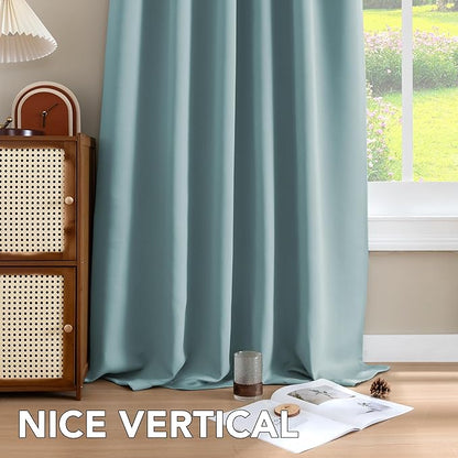 H.VERSAILTEX Blackout Curtains Thermal Insulated Window Treatment Panels Room - Image 8