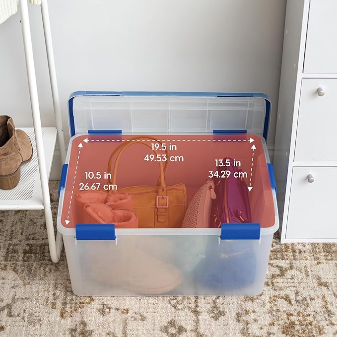 IRIS USA 60 Quart WEATHERPRO Plastic Storage Box - Image 3