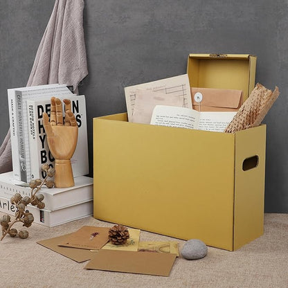 Lineco Archival Record Storage Cartons, Ready-To-Assemble Filing Boxes - Image 4