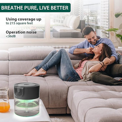 Water Air Purifiers for Home, Oxyvana Quiet Variable Speed Water Based Air - Image 7
