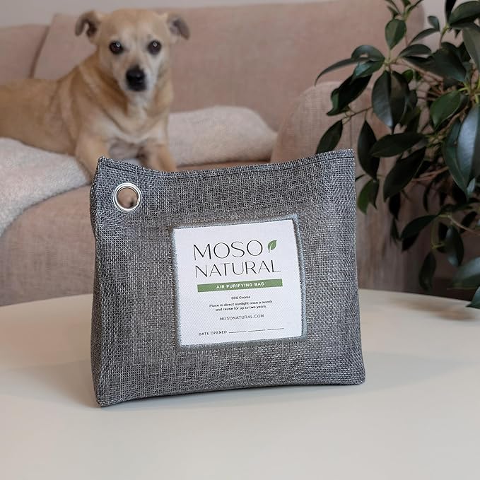 Moso Natural Air Purifying Bag 600g, Premium Bamboo Charcoal Odor Absorber - Image 9